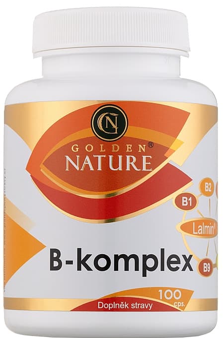 GOLDEN NATURE B-komplex Lalmin® 100 kapslí