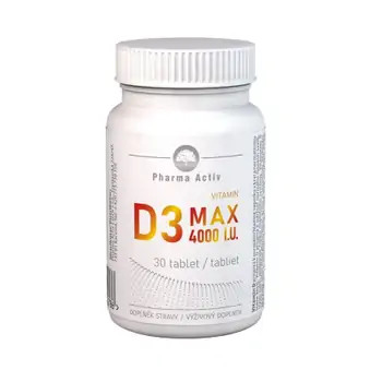 PHARMA ACTIV vitamin D3 MAX 4000 I.U. 30 tablet