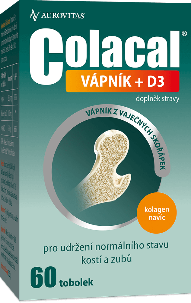 E-shop Colacal Vápník + D3 60 tobolek