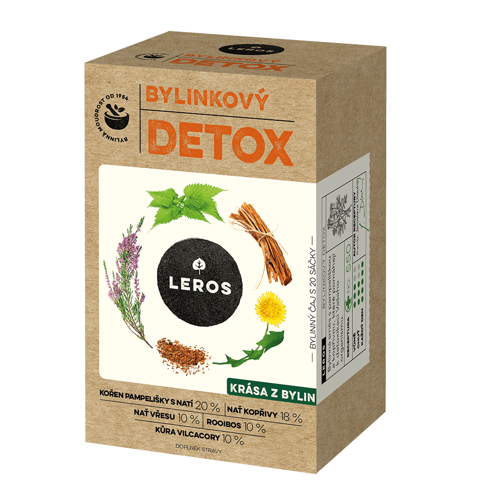 LEROS Bylinkový detox 20 x 1.5 g