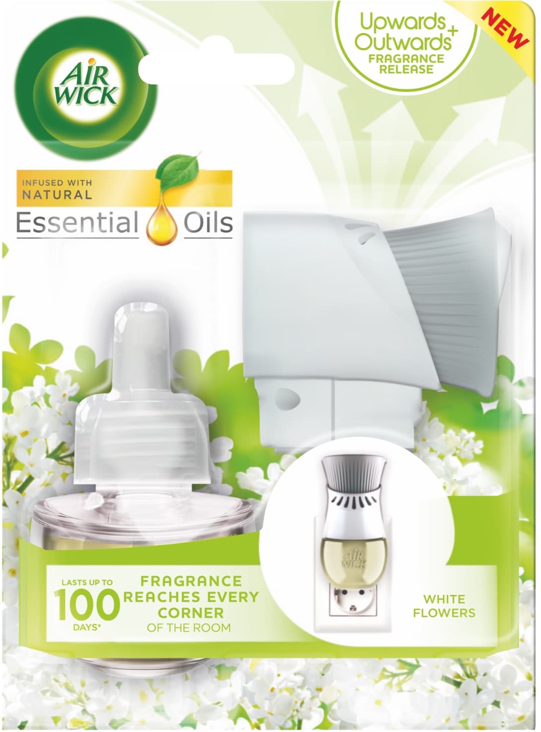 Bílé květy frézie