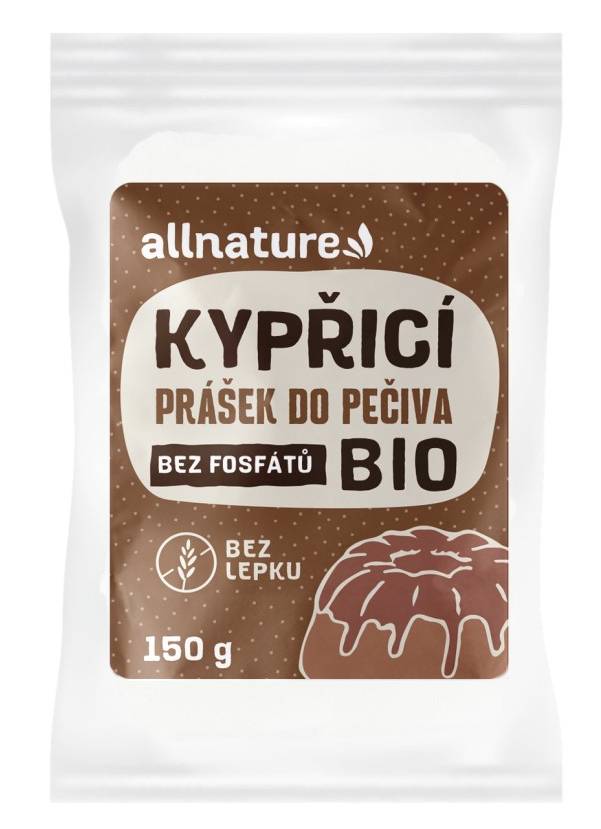 ALLNATURE Kypřící prášek do pečiva BIO 150 g