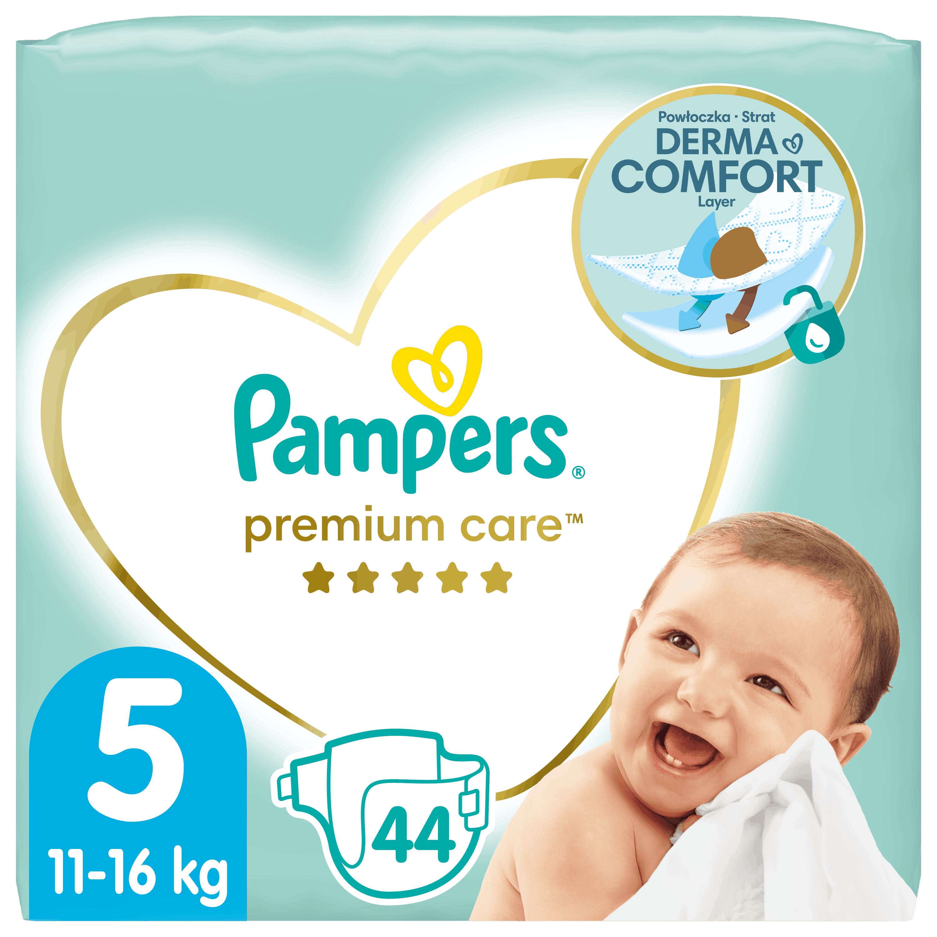PB PAMPERS Premium Care Junior 11-16kg dětské pleny dětské pleny 44ks - Poškozený obal Pilulka.cz
