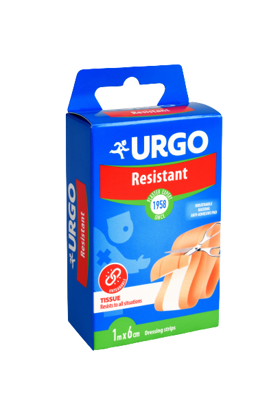 URGO RESISTANT Odolná náplast 1mx6cm NOVÁ