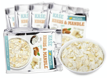 Fotografie MIXIT Kokosová kaše s bílou čokoládou do kapsy 50 g