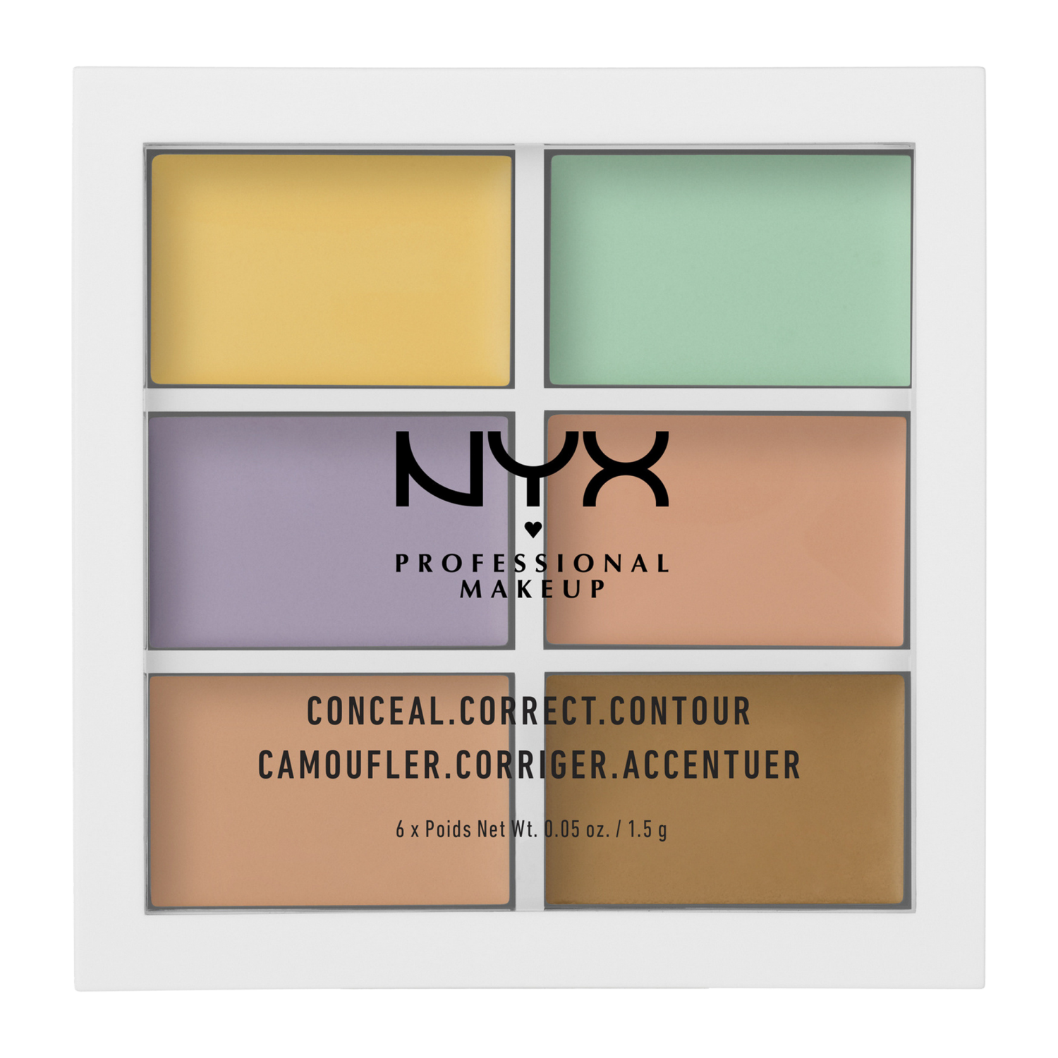 NYX Professional Makeup 3C Palette Korektor Color 15 g