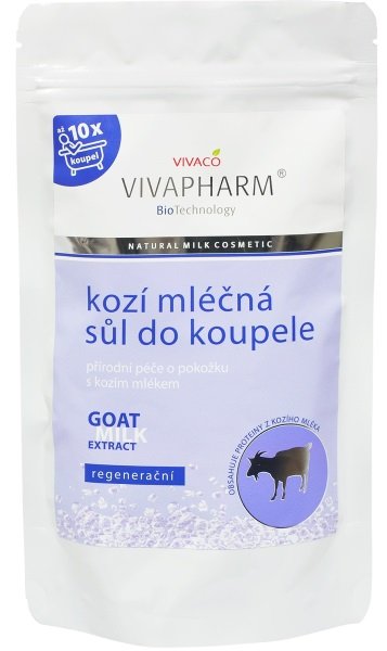 Vivaco Sůl do koupele s kozím mlékem 300 g