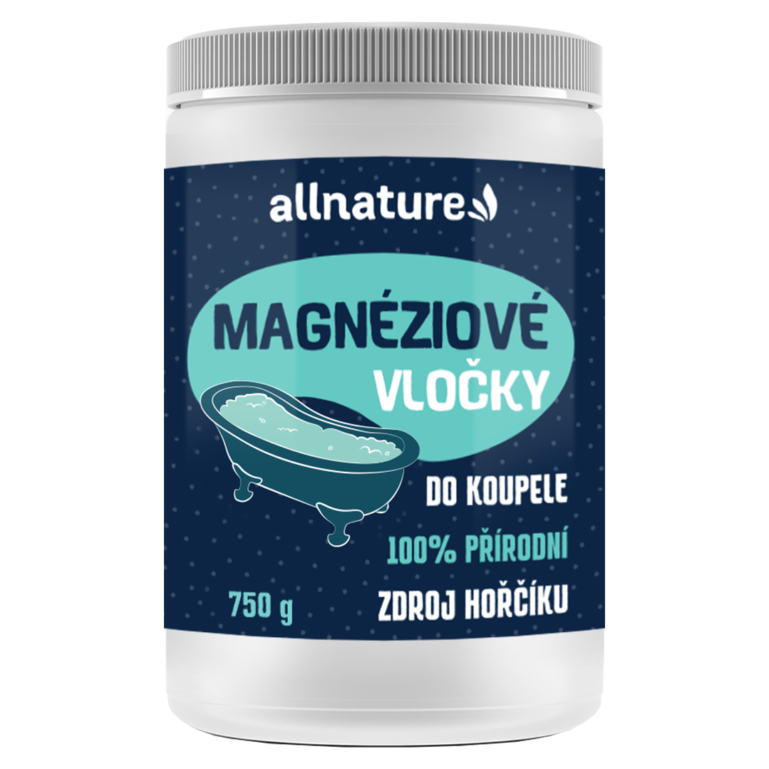 Fotografie Allnature Magnéziové vločky 750 g