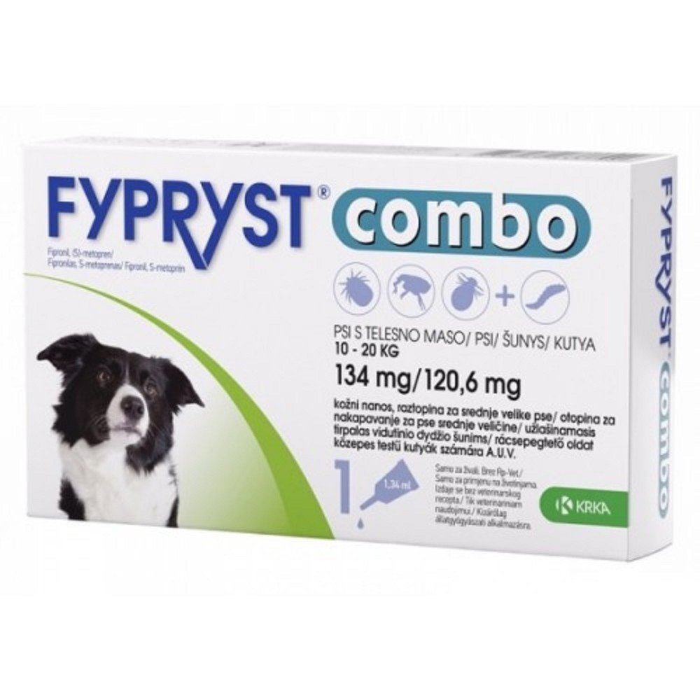 Fotografie Fypryst Combo spot-on pro psy 10-20 kg 1.34 ml