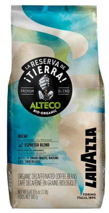 E-shop Lavazza La Reserva de ¡Tierra! Alteco Bio-organic Decaf (bez kofeinu) - zrnková 500 g