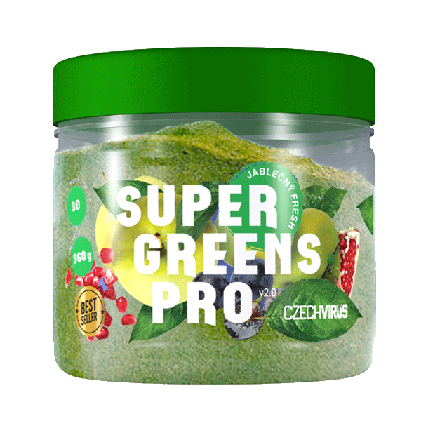 Czech Virus Super Greens Pro V2.0 Lesné ovocie 330 g