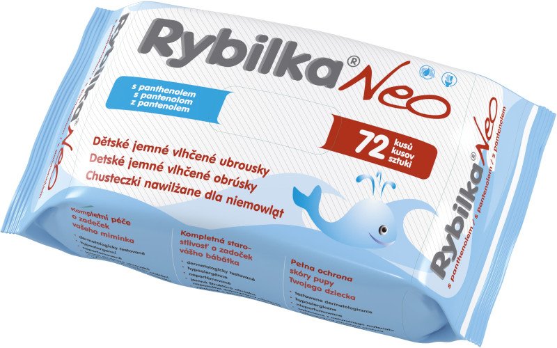 E-shop Rybilka Neo s panthenolem ubrousky 72 ks