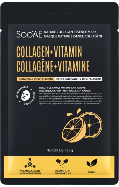 Soo'AE Nature collagen essence kolagenová maska 25 g | Pilulka.cz