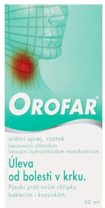 OROFAR 2 mg/ml+1.5 mg/ml sprej 30 ml