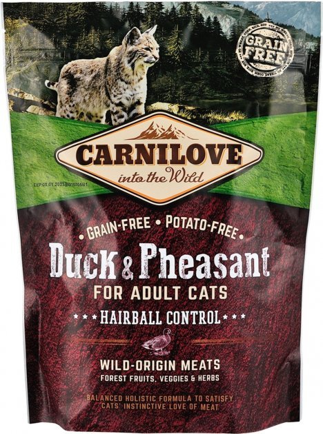 Fotografie CARNILOVE cat ADULT duck/pheasant - 2 x 6kg Carnilove