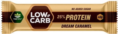 TOPNATUR Low Carb Proteinová tyčinka - Dream Caramel 40 g