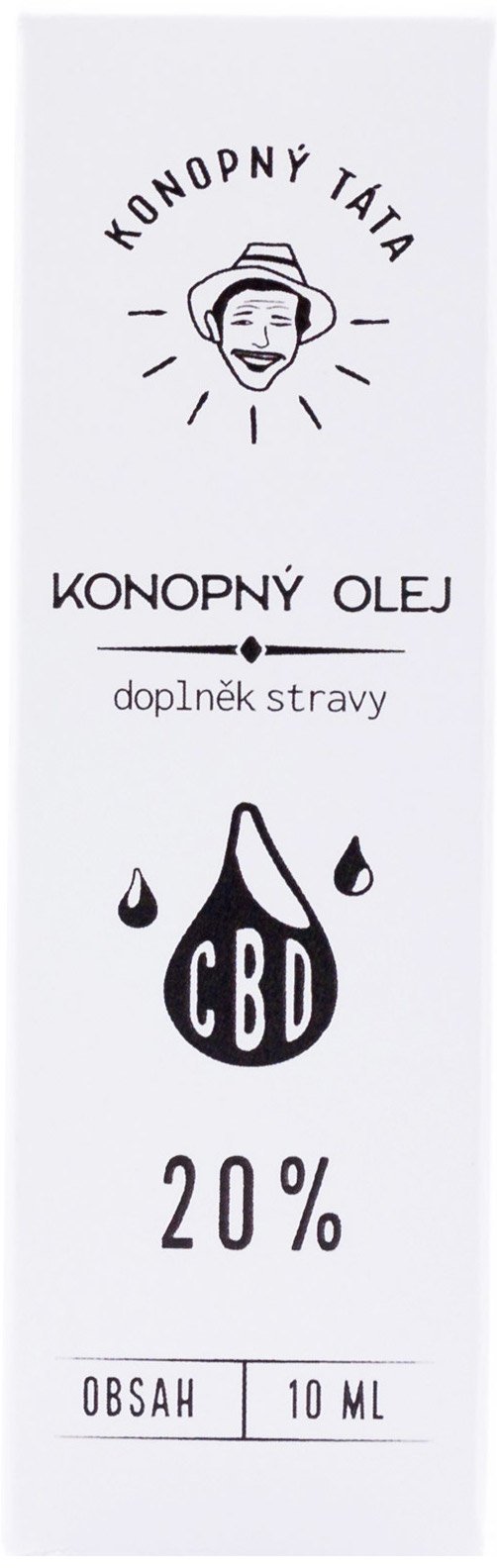 KONOPNÝ TÁTA CBD Konopný olej 20% 10 ml