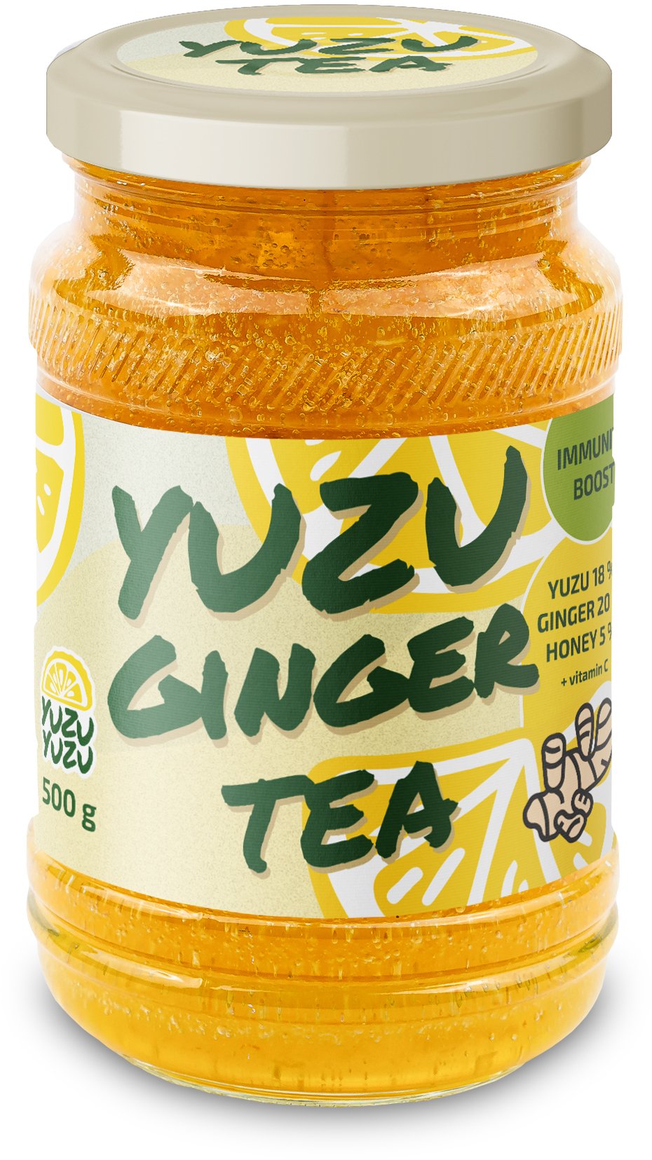 YUZU YUZU Zdravý Yuzu Ginger Tea 500 g