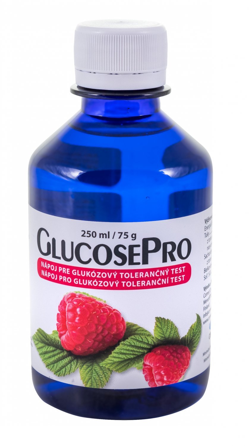 GLUCOSEPRO Glukózový toleranční test 250 ml