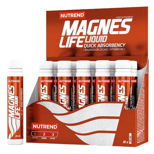 NUTREND Magneslife Liquid třešeň 10 x 25 ml
