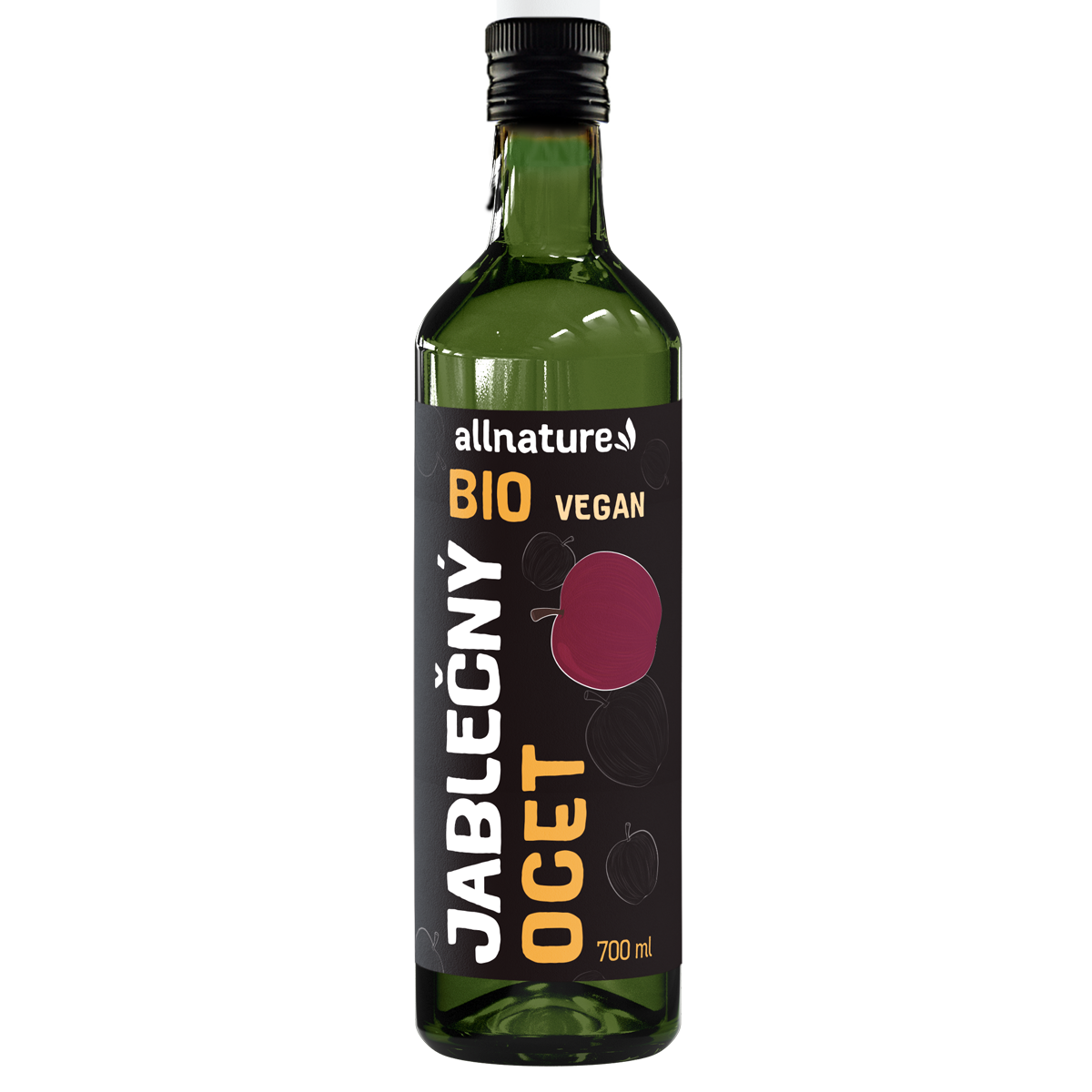 Fotografie ALLNATURE Jablečný ocet BIO 700 ml