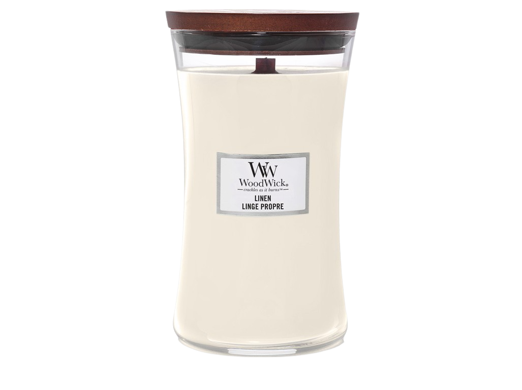 Levně WoodWick váza Linen 609 g