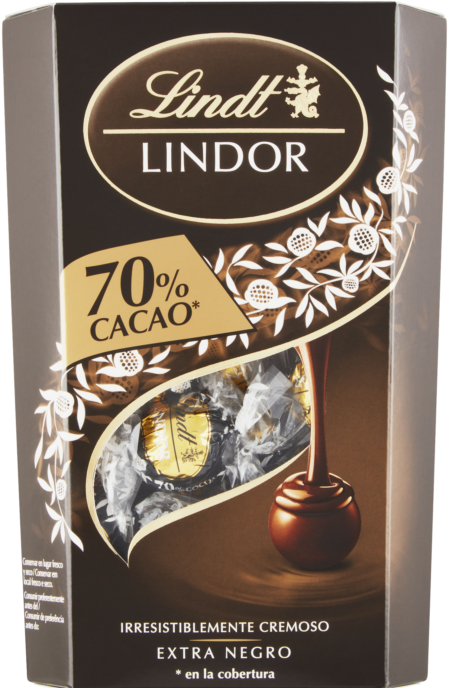 Fotografie Lindt Lindor Dark 70 % 337 g