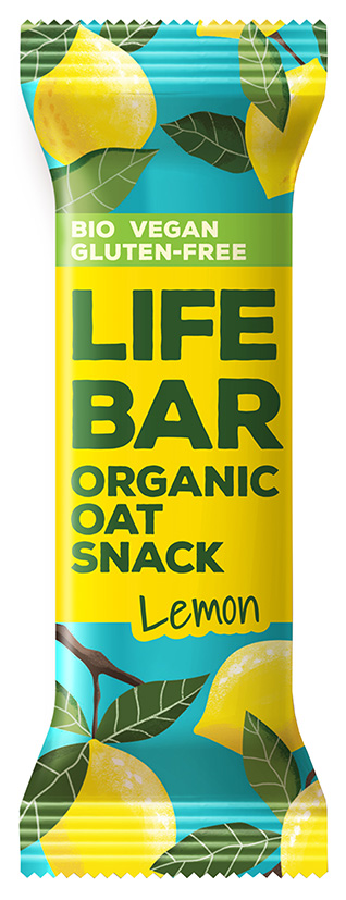 Fotografie Lifefood Lifebar Oat Snack citronový BIO 40 g