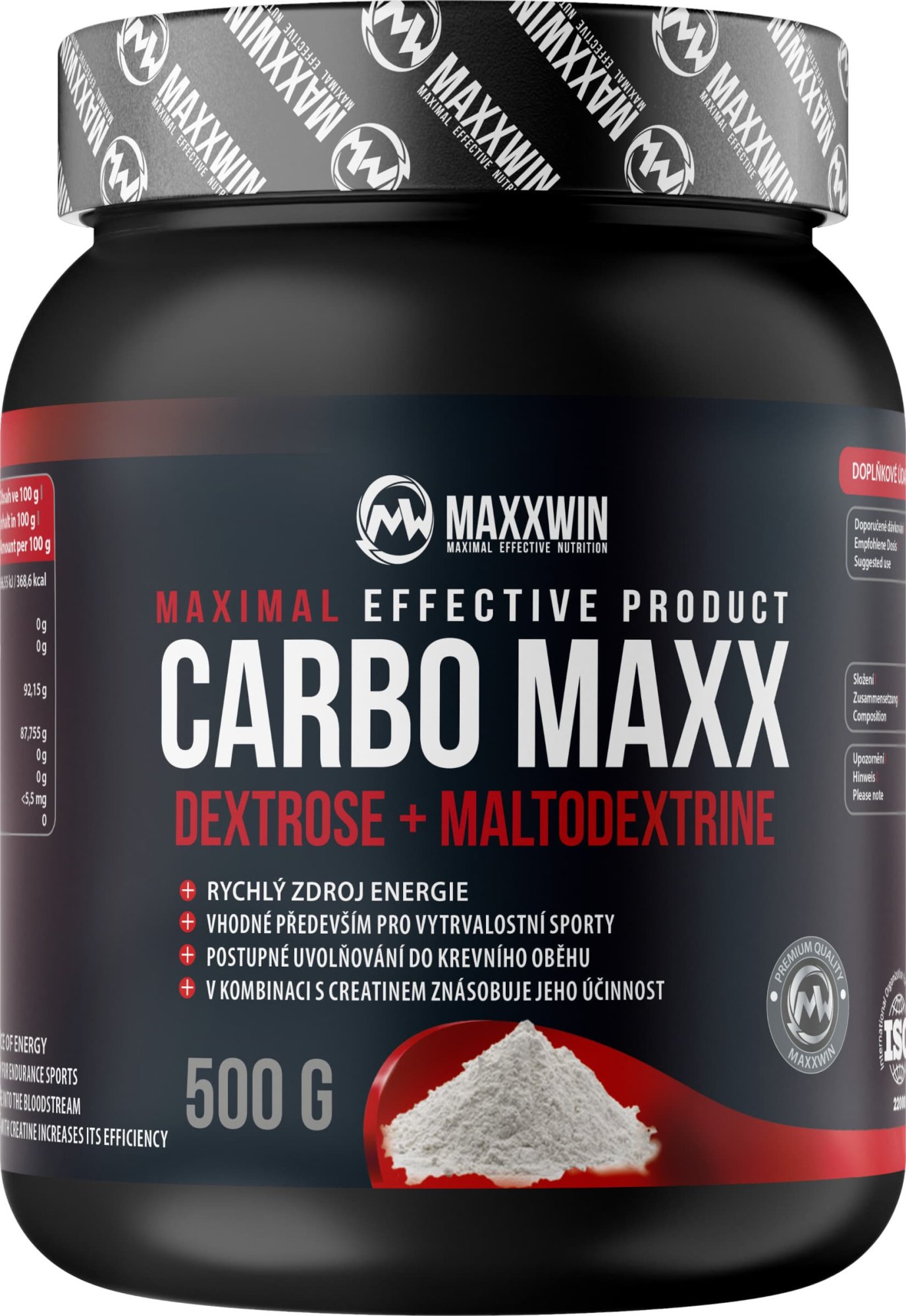 Fotografie Maxxwin Carbo Maxx 500 g