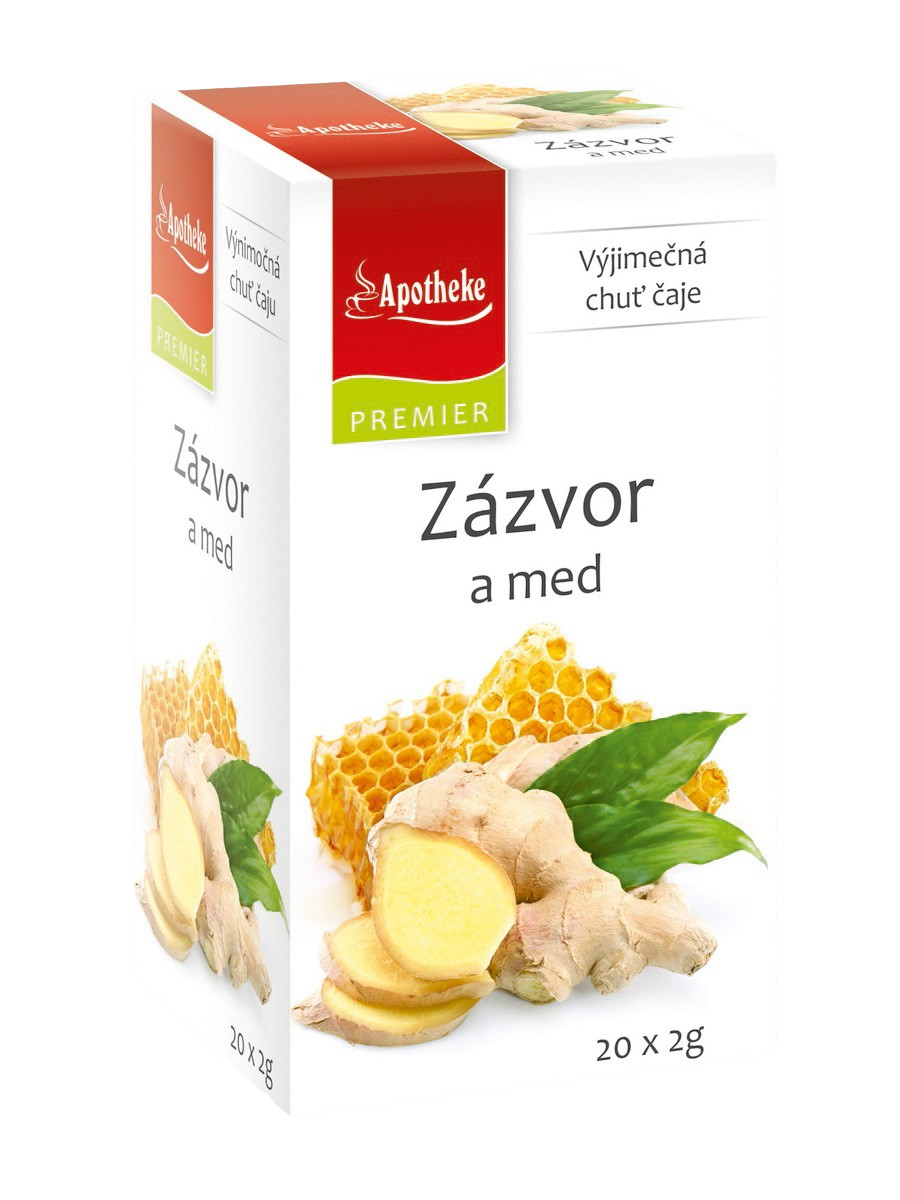 Apotheke Zázvor a med čaj 20 x 2 g