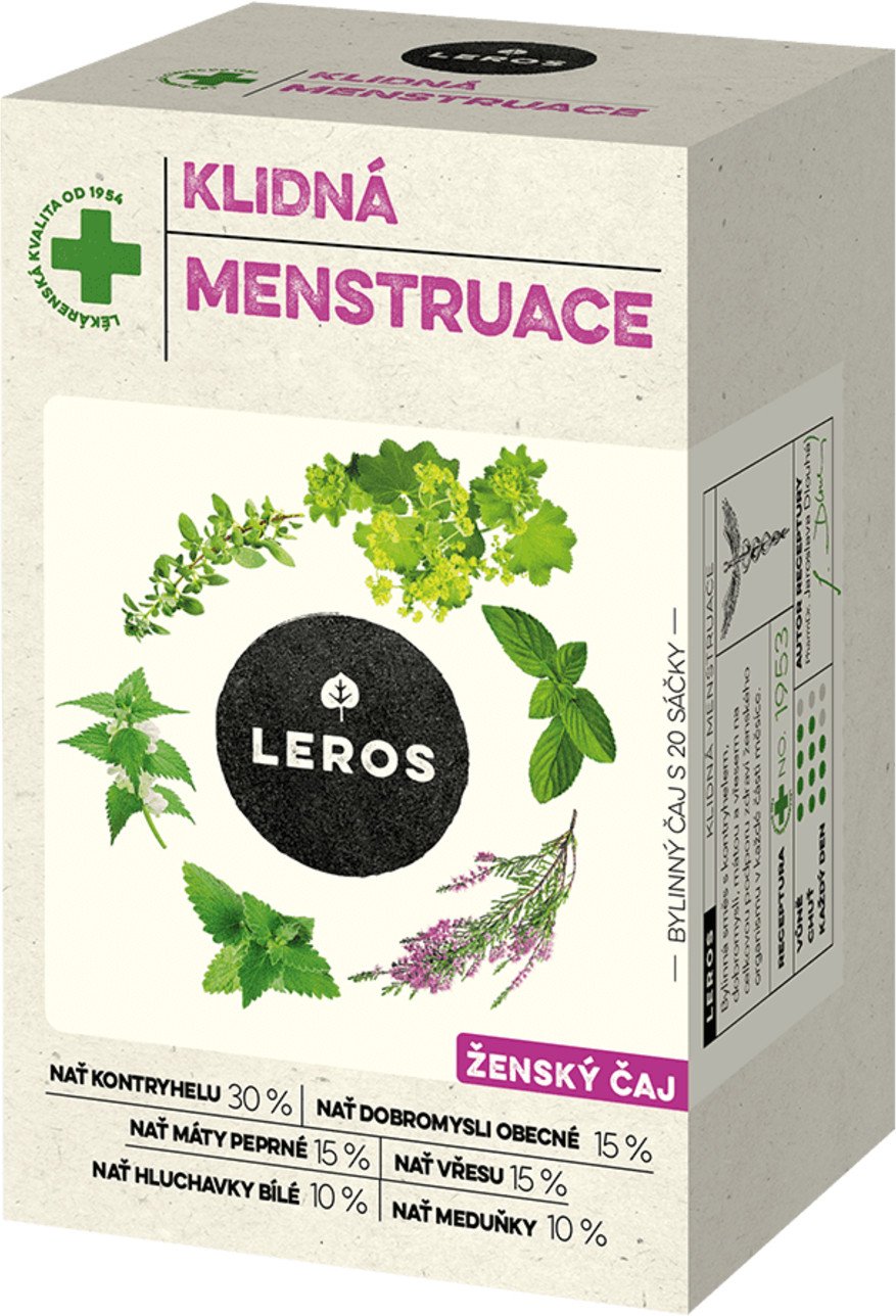 E-shop Leros Čaj klidná menstruace 20 x 1.5 g