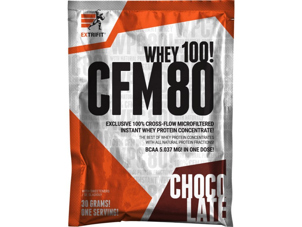 EXTRIFIT CFM Instant Whey 80 čokoláda 20 x 30 g