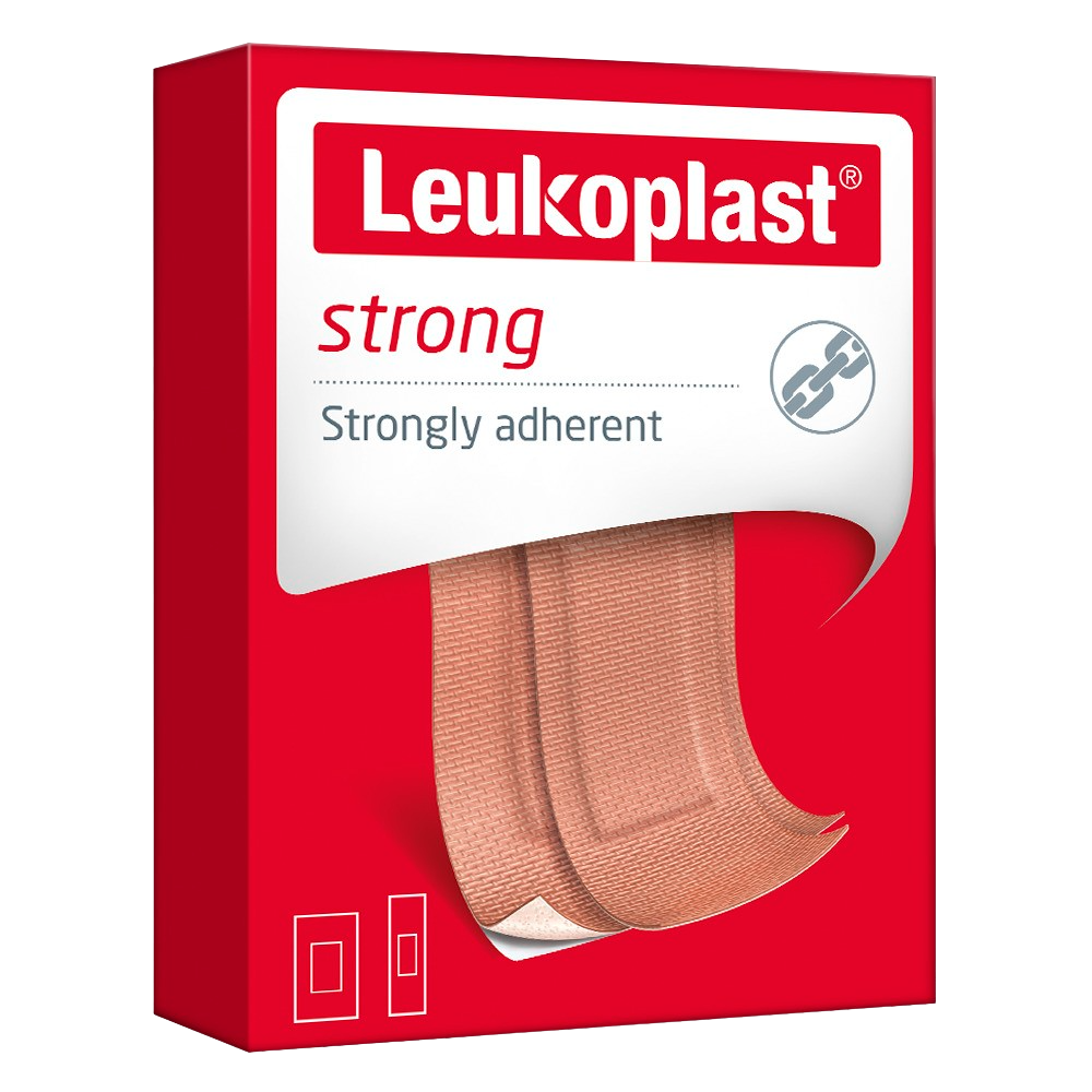 Fotografie LEUKOPLAST® Strong 22x72+38x63mm, 20 ks