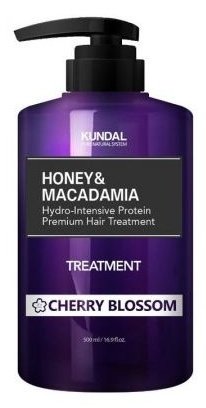 KUNDAL Honey&Macadamia Treatment - hydrointenzivní proteinová kůra na vlasy Cherry Blossom 500 ml