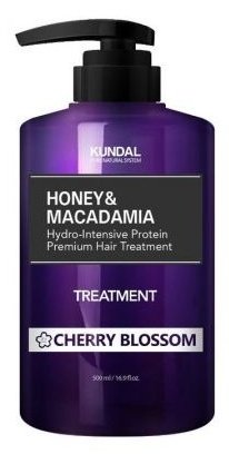 Levně Kundal Honey&Macadamia Treatment - hydrointenzivní proteinová kůra na vlasy Cherry Blossom 500 ml