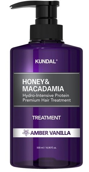KUNDAL Honey&Macadamia Treatment - hydrointenzivní proteinová kúra na vlasy s vanilkou 500 ml