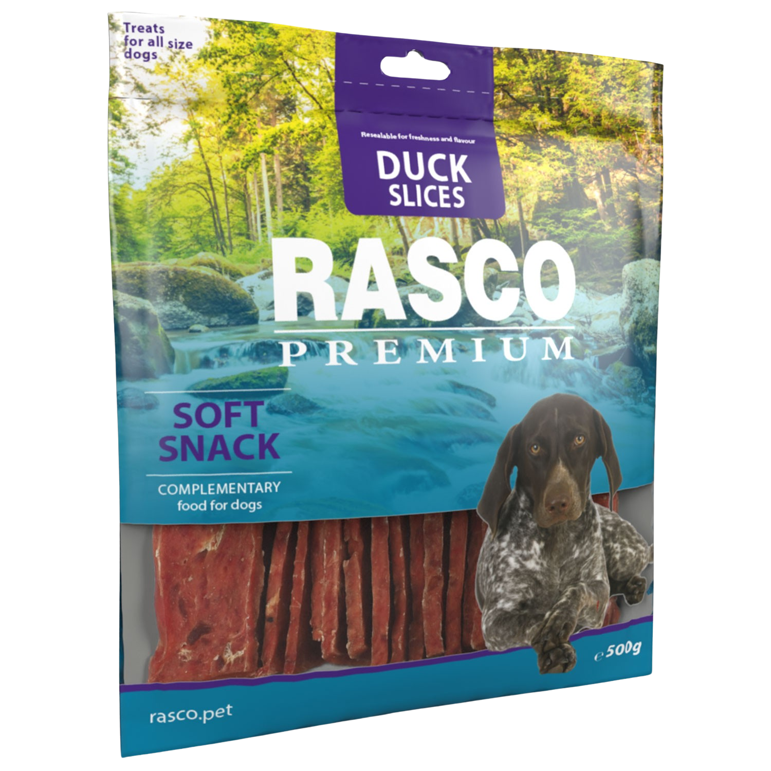 Rasco Pochoutka Premium plátky kachního masa 500 g