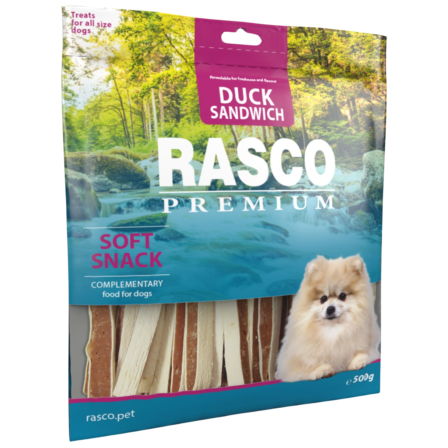 RASCO Kachní sendvič s treskou 500 g