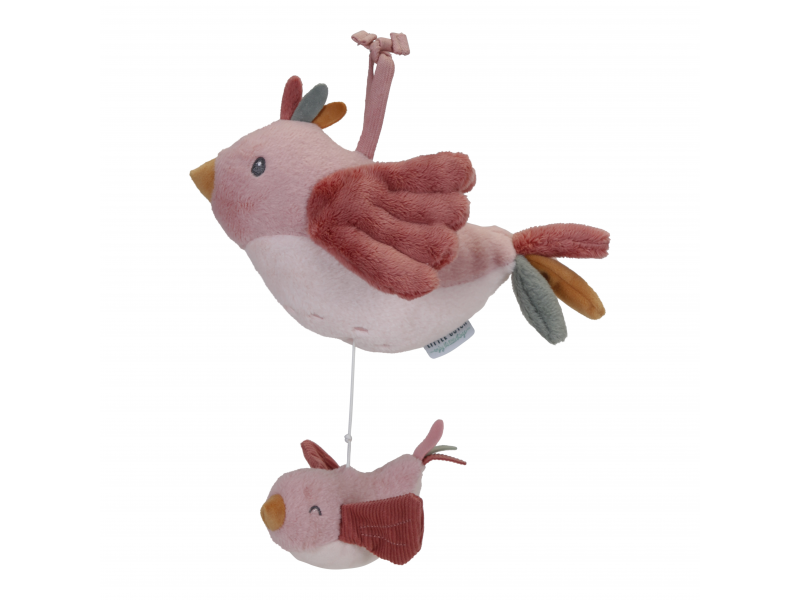 LITTLE DUTCH Ptáček hudební Květiny a motýli