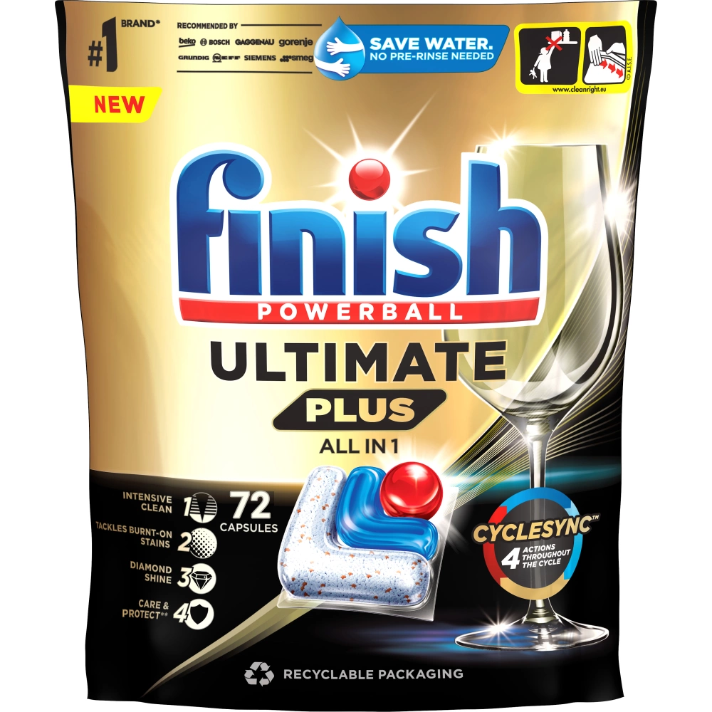 Finish Ultimate Plus Regular 72 ks