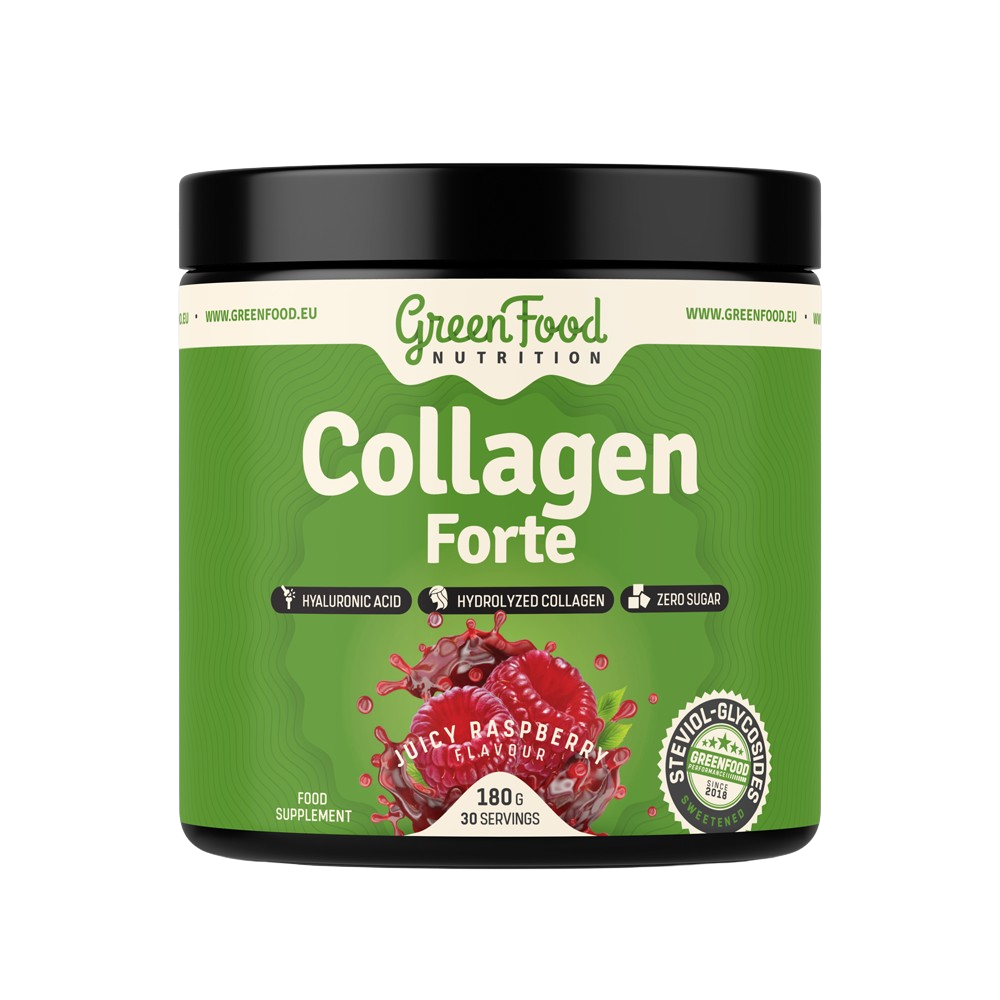 GreenFood Nutrition Collagen Forte juicy raspberry 180 g