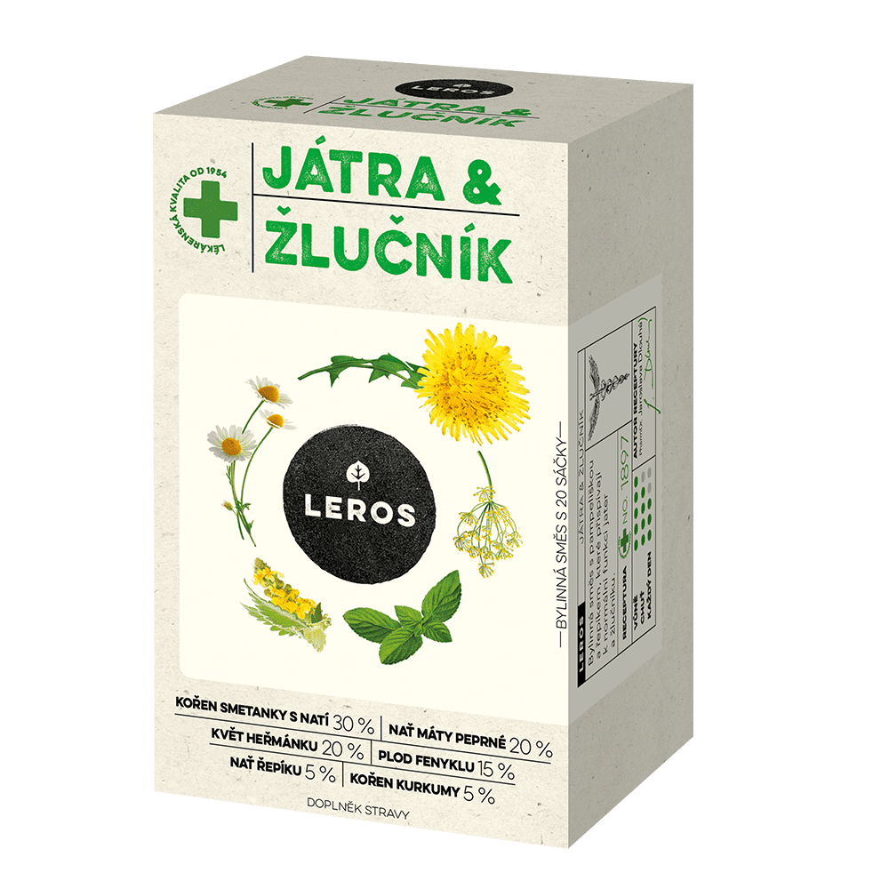 LEROS Játra & žlučník 20x1,5g 20 ks