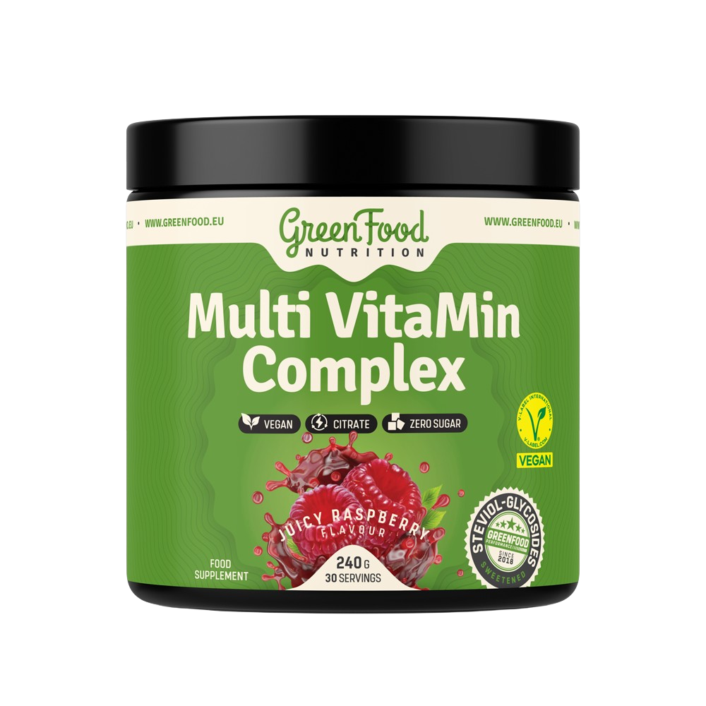 GreenFood Nutrition Multi VitaMin Complex juicy raspberry 240 g