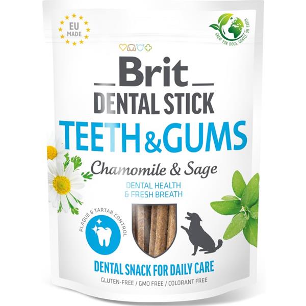 BRIT Dog Dental Stick Teeth & Gums with Chamomile & Sage 251 g