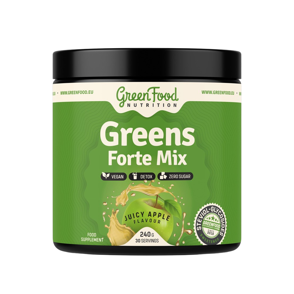 GreenFood Nutrition Greens Forte Mix juicy apple 240 g