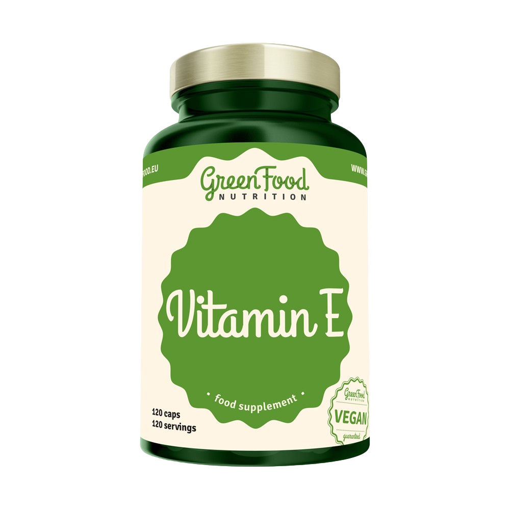 GreenFood Nutrition Vitamin E 120 kapslí