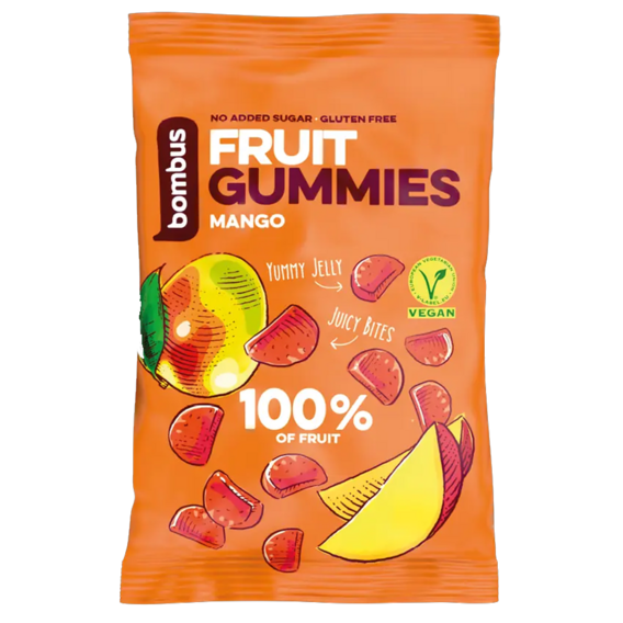 BOMBUS Fruit Gummies - Mango 35 g