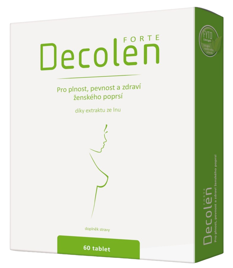 Decolen Forte tablety pre krásne prsia 60 tbl