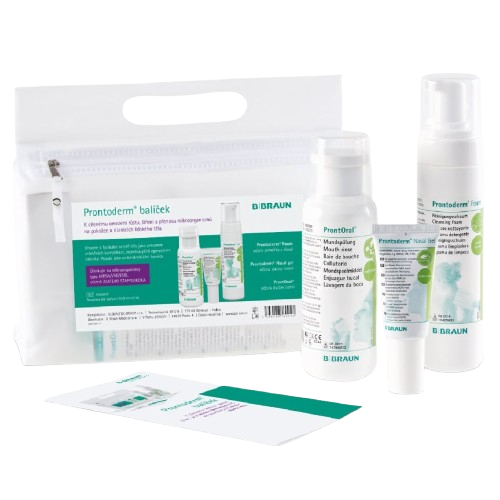 B.BRAUN Prontoderm balíček ProntOral 250 ml + Prontoderm Nasal Gel 30 ml + Prontoderm Foam 200 ml darčeková sada