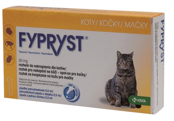 FYPRYST cat spot-on pre mačky 0.5 ml
